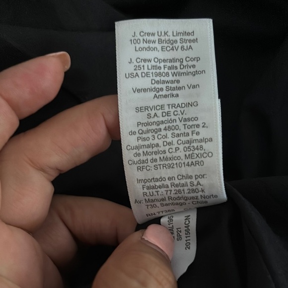 J. Crew Black Mini Skirt with Scalloped Hem - Picture 6 of 6